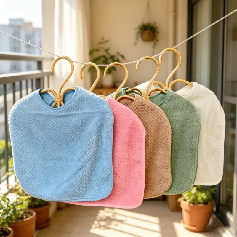 

Waterproof Ruffle Bibs Infant Feeding Apron Newborn Burp Cloths Saliva Towel Toddler Feeding Care Accessory For Boys Girls
