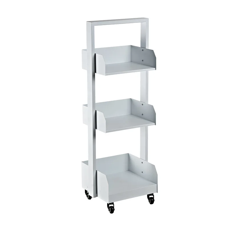 

Nordic bookcase home display rack modern simple light luxury living room entrance rack