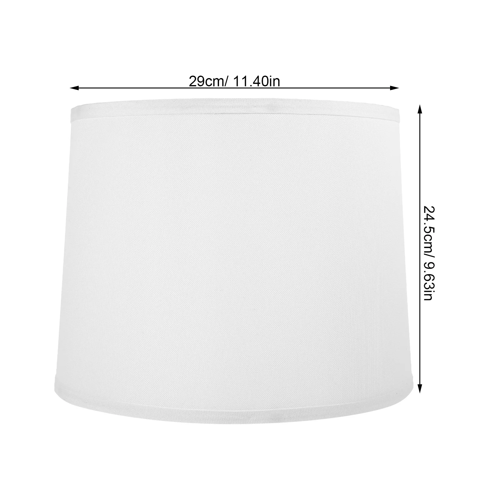 Lampada da tavolo rotonda in lino di piccolo diametro Lampadario Paralume decorativo Atmosfera calda Mini lampada da pavimento in ferro per uso domestico