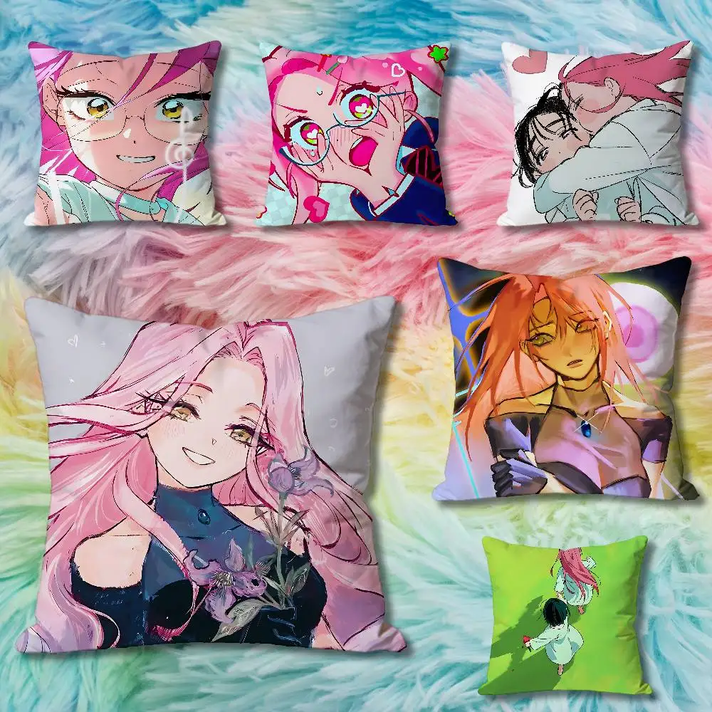 

A-Alien S-Stage M-Mizi Pillow Cases for Bedroom Living Room Sofa Home Decor Polyester Cushion Cover with Zipper