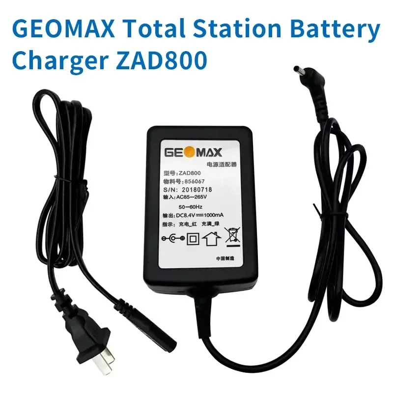 New GEOMAX ZAD800 Charger for GEOMAX ZT20 ZT10R Total Station ZBA800 Battery