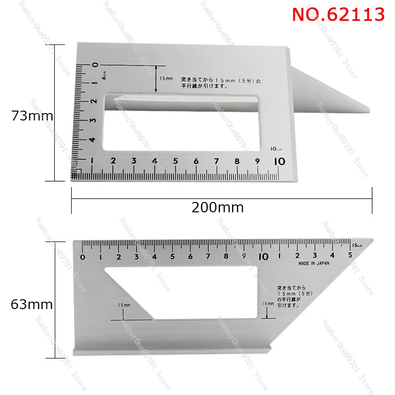 5 Degrees 90 Degrees T-Type Goniometer Scribing Determination 62113/62114 Stop-Type Gauge