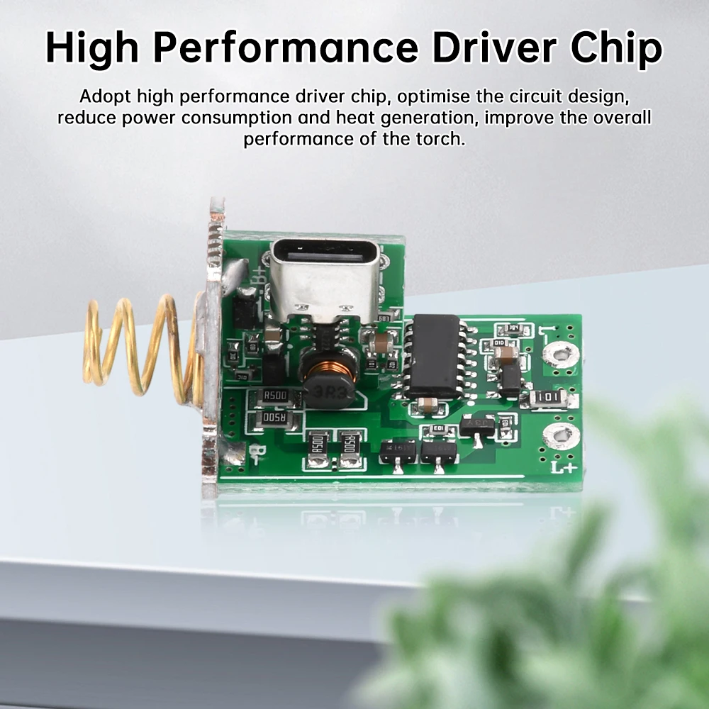 6-8.4V Dual Lithium Driver Board Micro USB Type-C For Two Cell 18650 or 26650 Batteries For Flashlight Accessories Center Switch