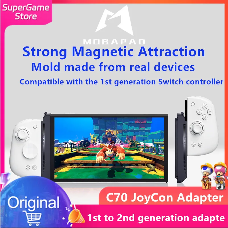MOBAPAD C70 para adaptador JoyCon para Nintendo Switch 1 JoyPad, para M6 HD M6S S1 S S1 HD controlador Gamepad accesorios Switch 2