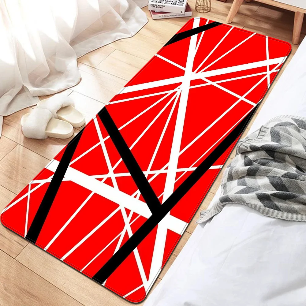 15 Sizes V-Van-Halen Band Door Mat Kids Room Bedroom Decoration Balcony Anti-Slip Doormat Living Room Doormat Area Rug