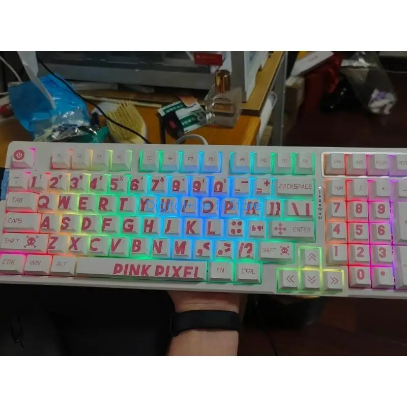 

E06D 129 клавишная клавиатура CherryHeight ThermalSublimation с большими символами