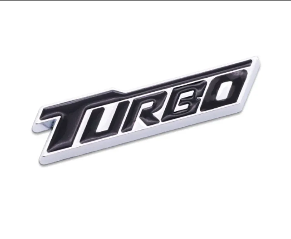 3d Metalen Turbo Logo Auto  Embleem Badge Sticker Styling for Chevrolet  Malibu Blazer Tracker Cavalier Captiva