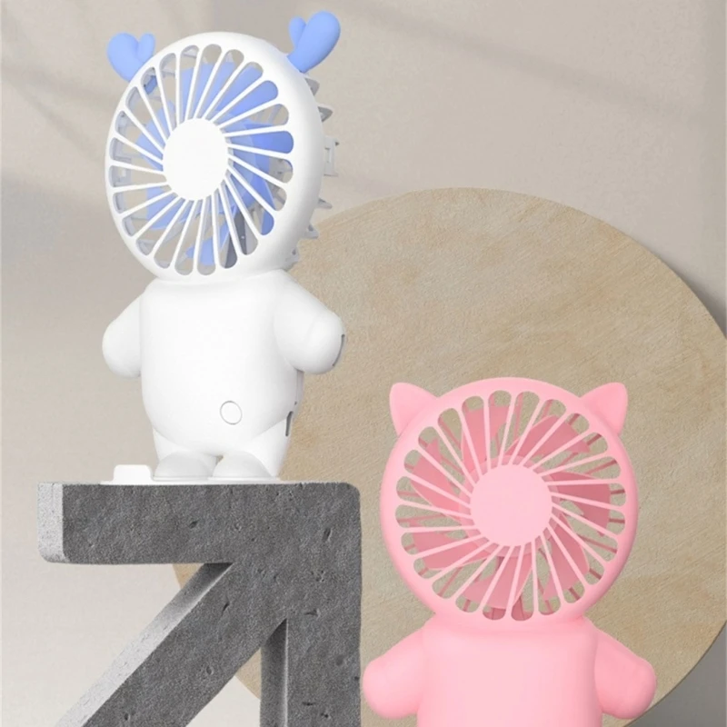 야외 실내 미니 휴대용 USB 충전 3 단 우주인 팬, 학생 핸드헬드 데스크탑 선풍기 포켓 전기 선풍기, 직송