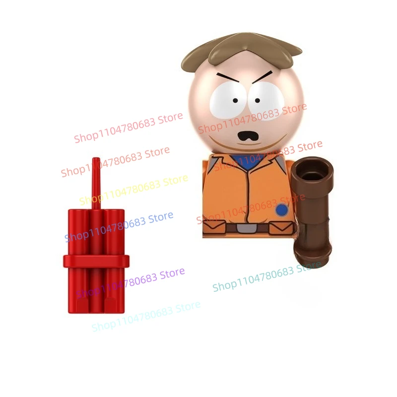 MOC Neue Baustein Puppe Mini Puppe Southern Cartoon Animation Spiel Spielzeug Geschenk Ornamente Sammlung