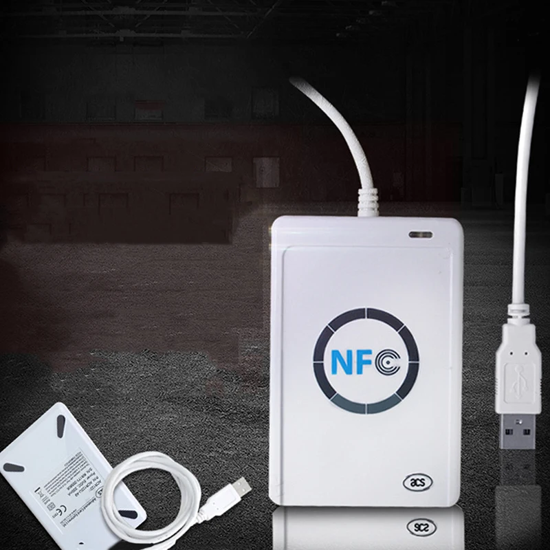 USB ACR122U Contactless Smart Card, Cartão de Acesso, Leitor de Cópia, IC, Elevador Residencial, Descriptografia, Cópia Máquina, 13.56MHz, ACR-122U