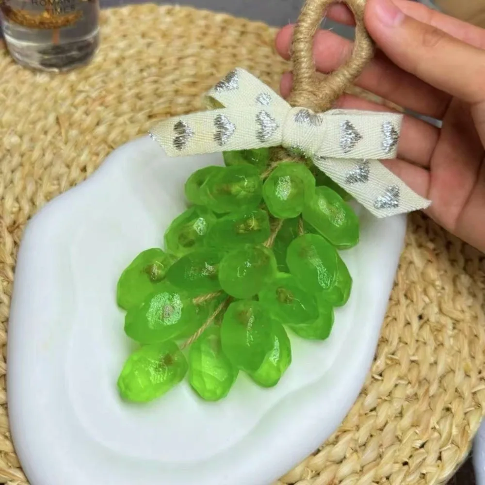 

DIY Soap Material Grape Aromatherapy Pendant Hand Soap Bar Grape Shape Handmade Soap Scented Cleaning Soap