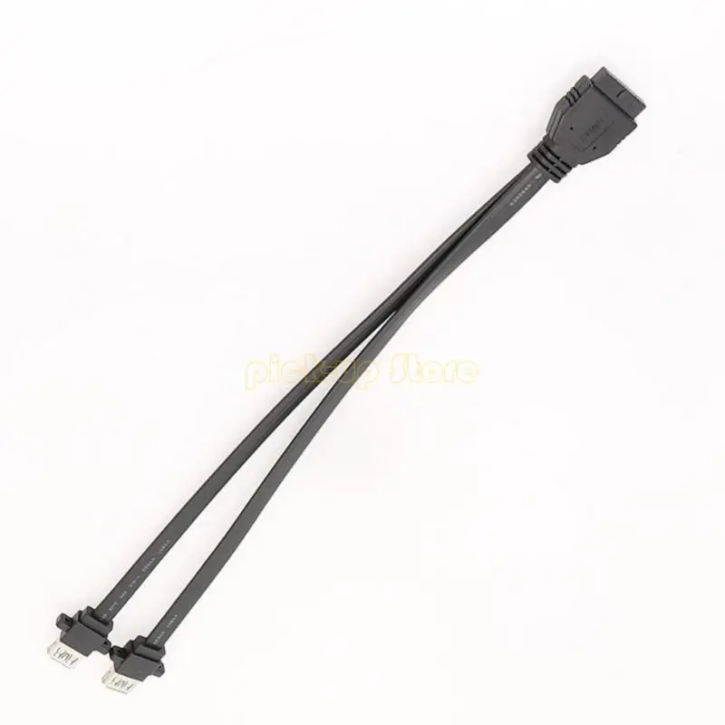 Q5WA USB3.0 Лицевая панель кабеля 19PIN Материнские платы USB Женский адаптер разветвитель для ПК.