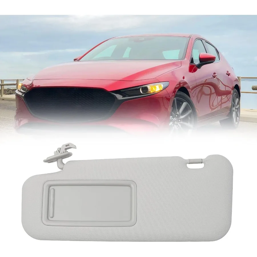 

Серая замена солнцезащитного козырька со стороны водителя с косметическим зеркалом для автомобилей Mazda 3 и Mazda 6 20142018 Ideal Interior Accesso