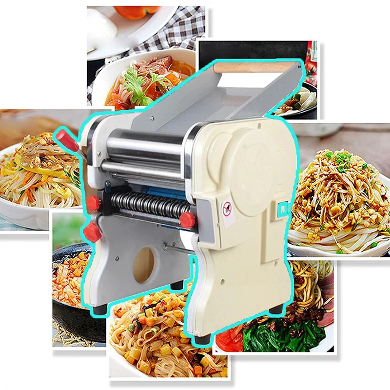

110v Stainless Steel Electric Pasta Press Maker Noodle Maker 3mm Round Knife Noodle Machine Commercial Noodle Making Machine