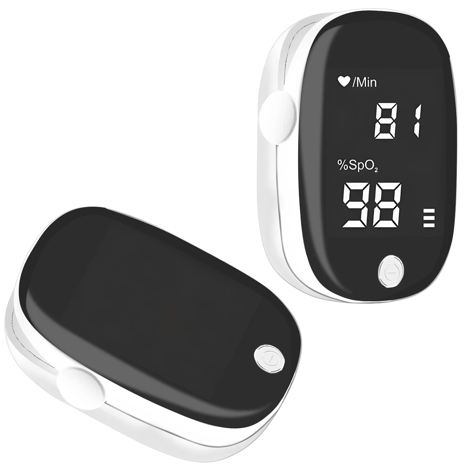 

Fingertip Pulse Oximeter, Portable SpO2 Blood Oxygen Monitor with LED Screen for Daily Health Care