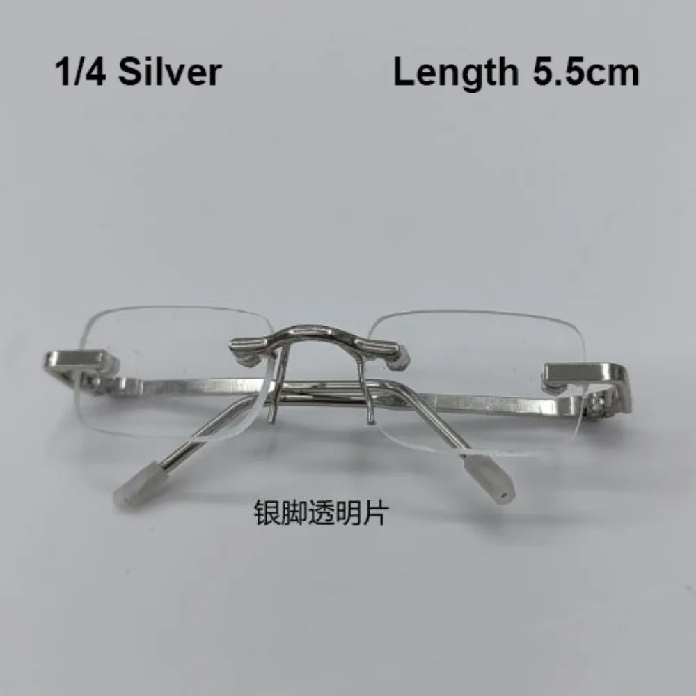 5.5/6.5cm Length Doll Glasses Fashion Mini Animal Eyeglasses Cute DIY Clothes Accessories