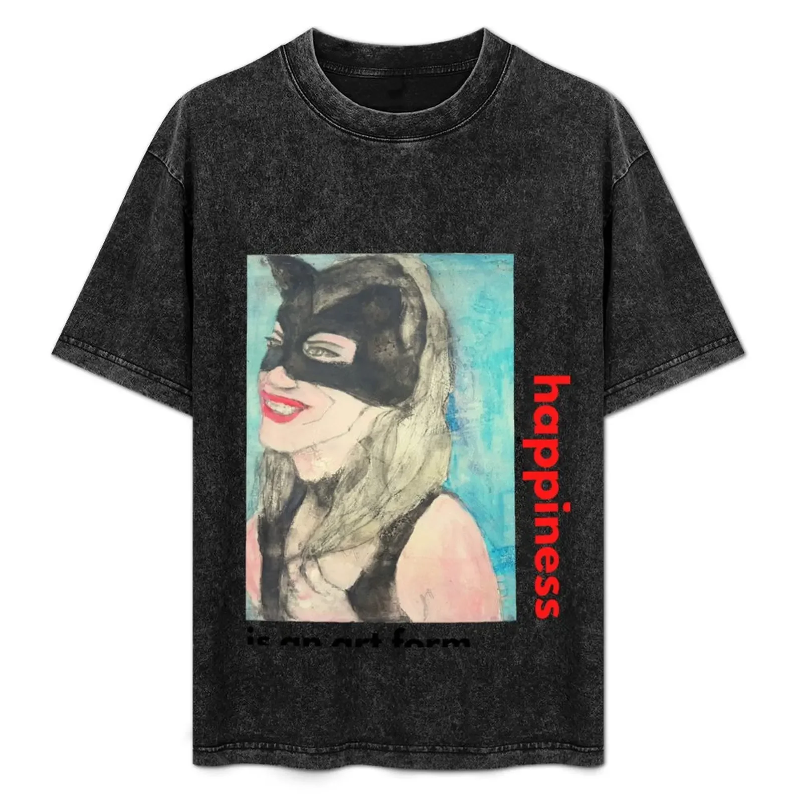 

Happiness is an art form T-Shirt Large Size Loose Casual Tee