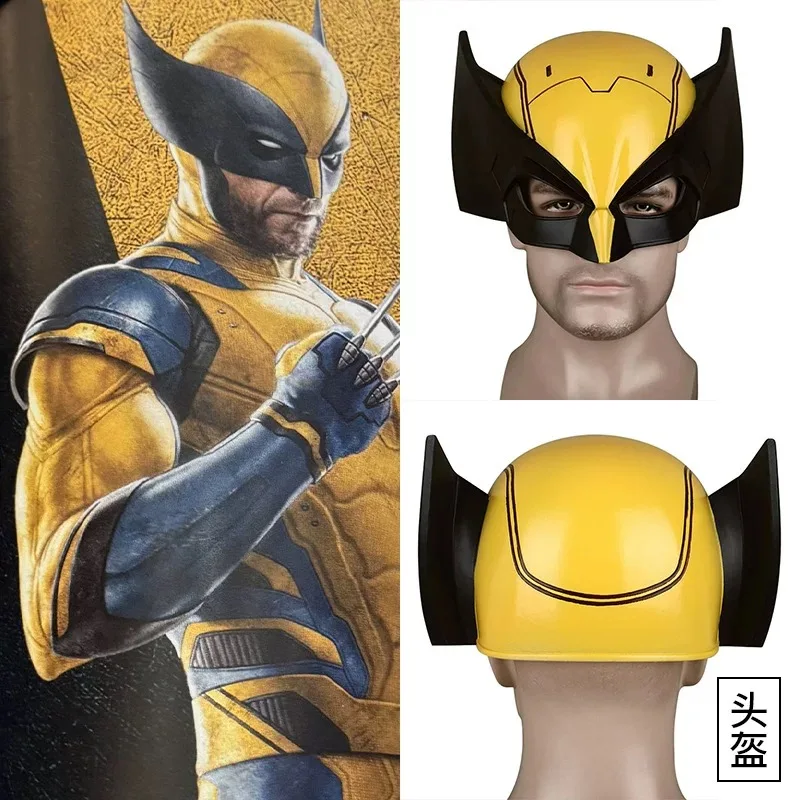 3d Cosplay Wolverine Mask Movie Prop Halloween Costume High Quality Printing Headgear Carnival Costume Party Helmet Toy Gifts