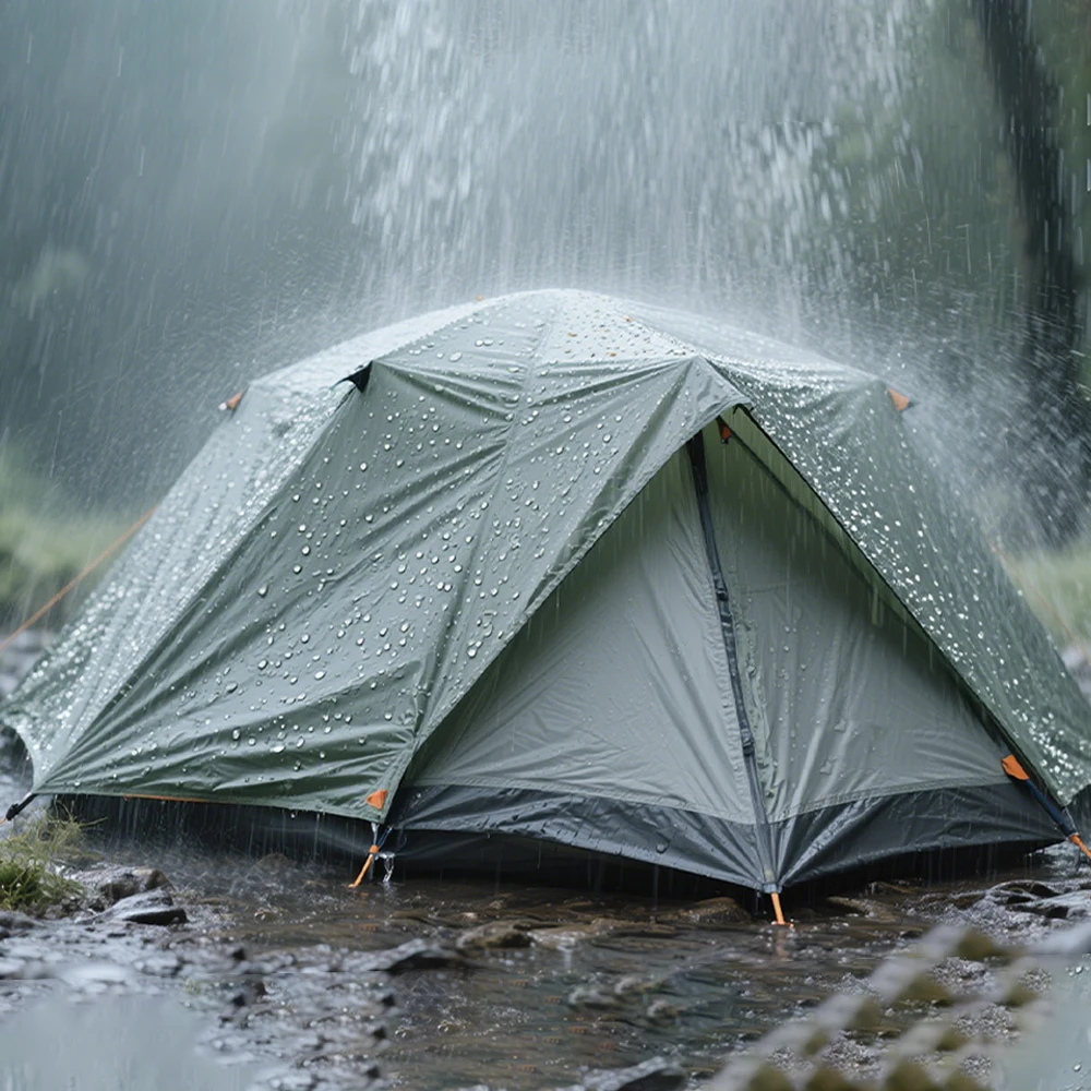 

STLF Factory Customized 2 Person Lightweight Breathable 4 Season Backpacking Oxford Cloth Tent Portable Waterproof Windproof Cam