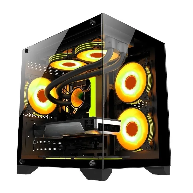 

New desktop computer host, e-sports game unique sea view room office computer