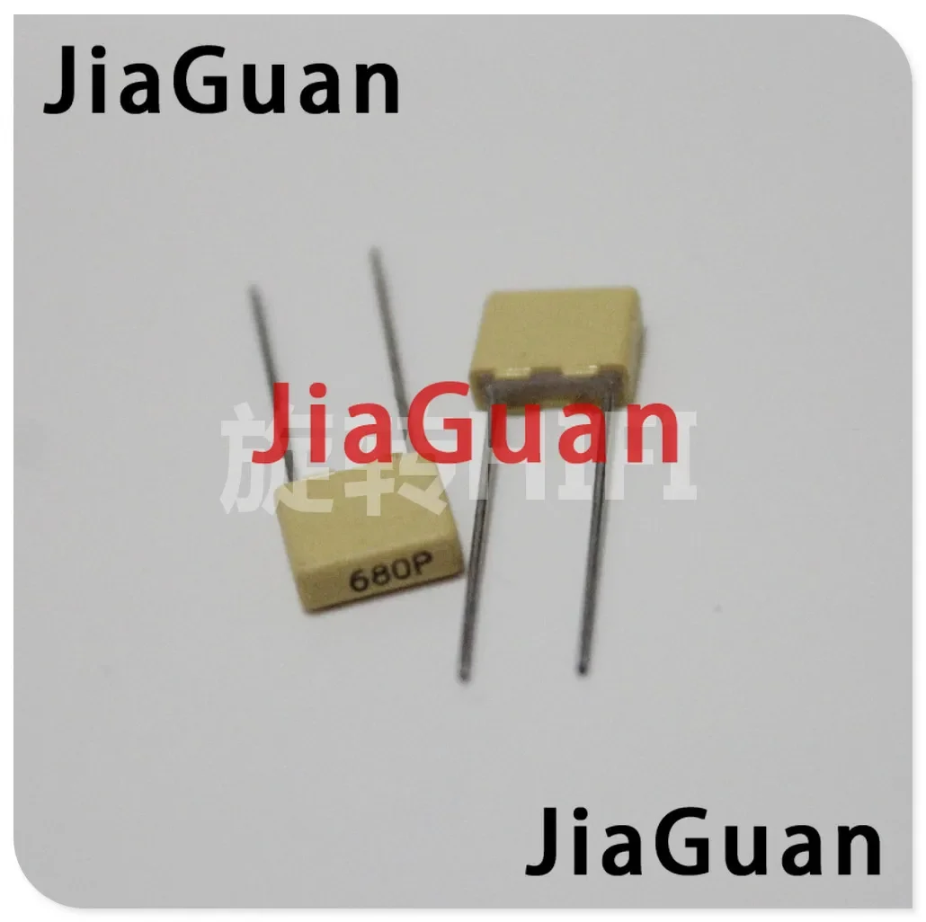 20PCS NEW EVOX CFR5 680PF 100V P5MM yellow capacitor 681/100V EVOX-RIFA CFR 680PF/100v 681 100VDC free shipping