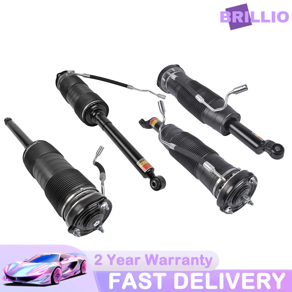 4X Front & Rear ABC Hydraulic Shock Absorber Struts For Mercedes -Benz Maybach W222 S550 S600 Maybach S63 S65 AMG 2223200613