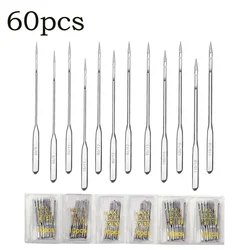 60pcs Sewing Machine Needles For Singer Brother Janome Varmax Sizes 65/9 75/11 80/12 90/14 100/16 110/18 Sewing Machine Supplies