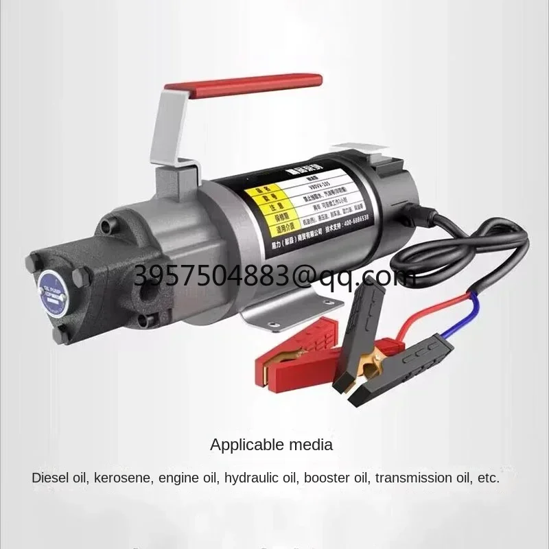 200W Small Dc Motor Oil Pump 12V/24V220V Gear Oil Pump Electric Cycloid Pump Hydraulic Oil Reducer Car Gas12A