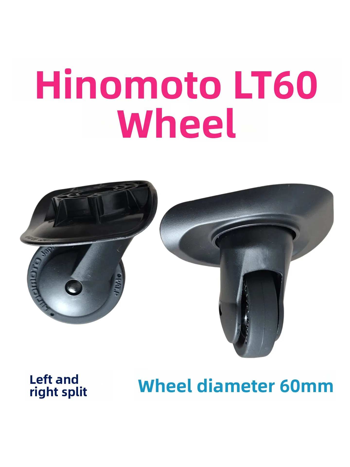 Hinomoto Japanese Luggage Wheel LT28N Universal Wheel LT60 Handle Repair for Suitcase Hardware Accessories Spring 2026