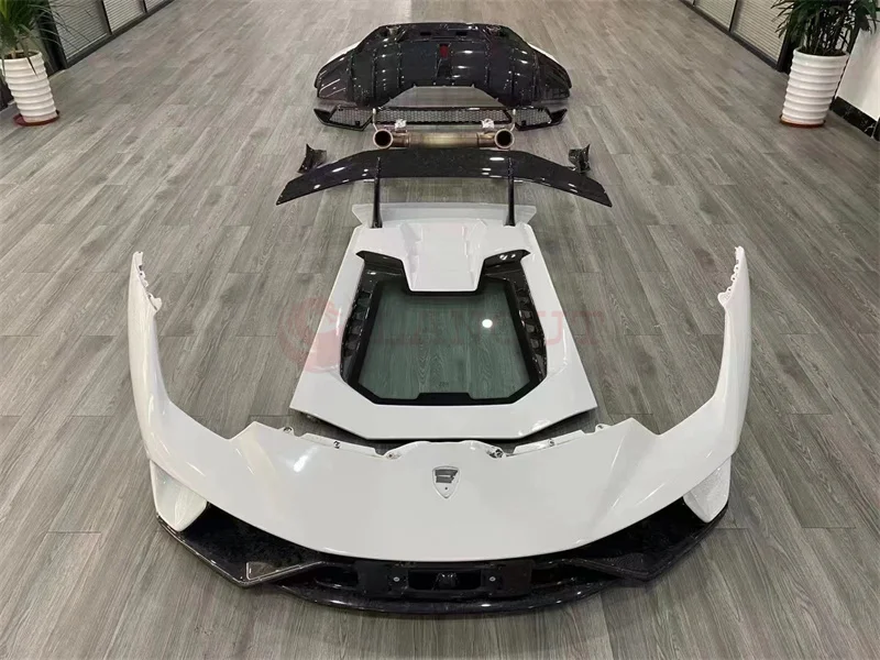 Hot Selling! LP640 Track Version Carbon Fiber Body Kit forLAMBORGHINI LP580 LP610 Bodykit Car Parts Front Bumpers Rear Bumper