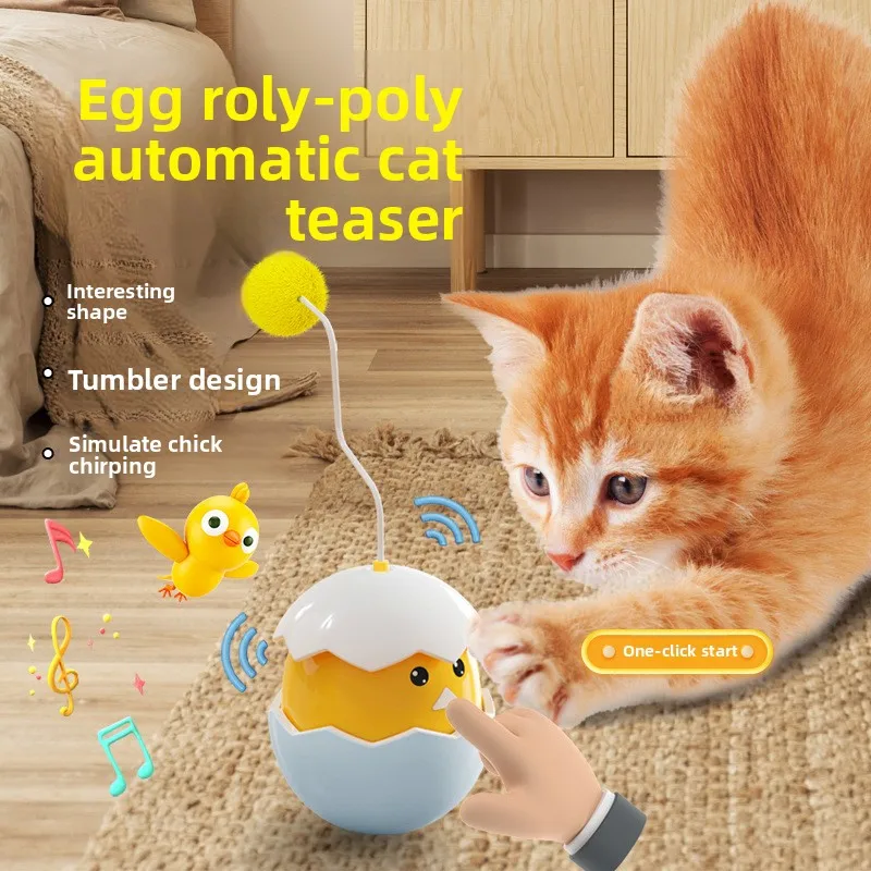 

New funny cat toy electric tumbler cat toy kitten sound called Toy funny cat stick to relieve boredom wholesale and retail