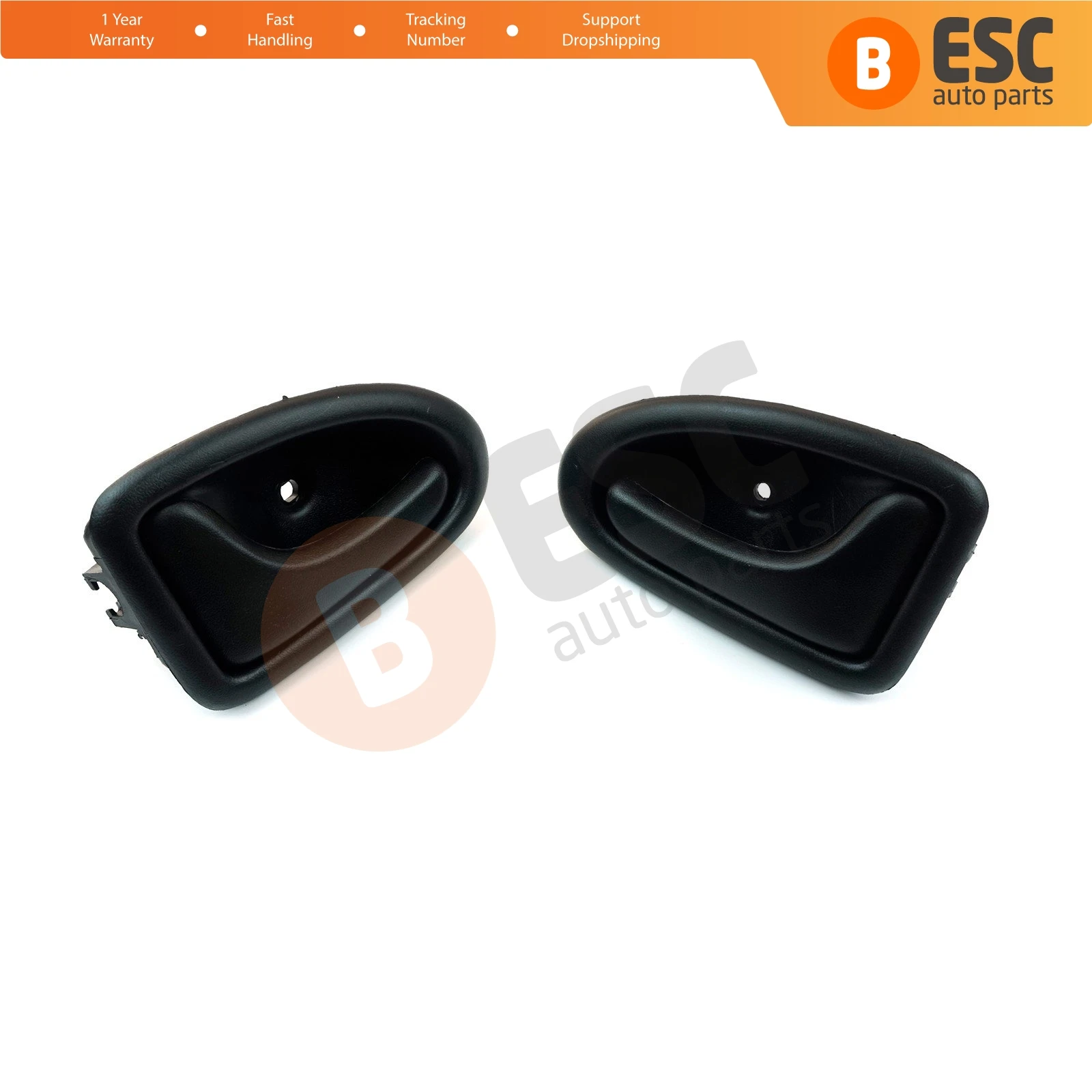 For Renault MEGANE 1 1995-2002 ESC Auto Part EDP101+EDP102 Interior Door Handle BLACK Right and Left 8200028994 8200028995