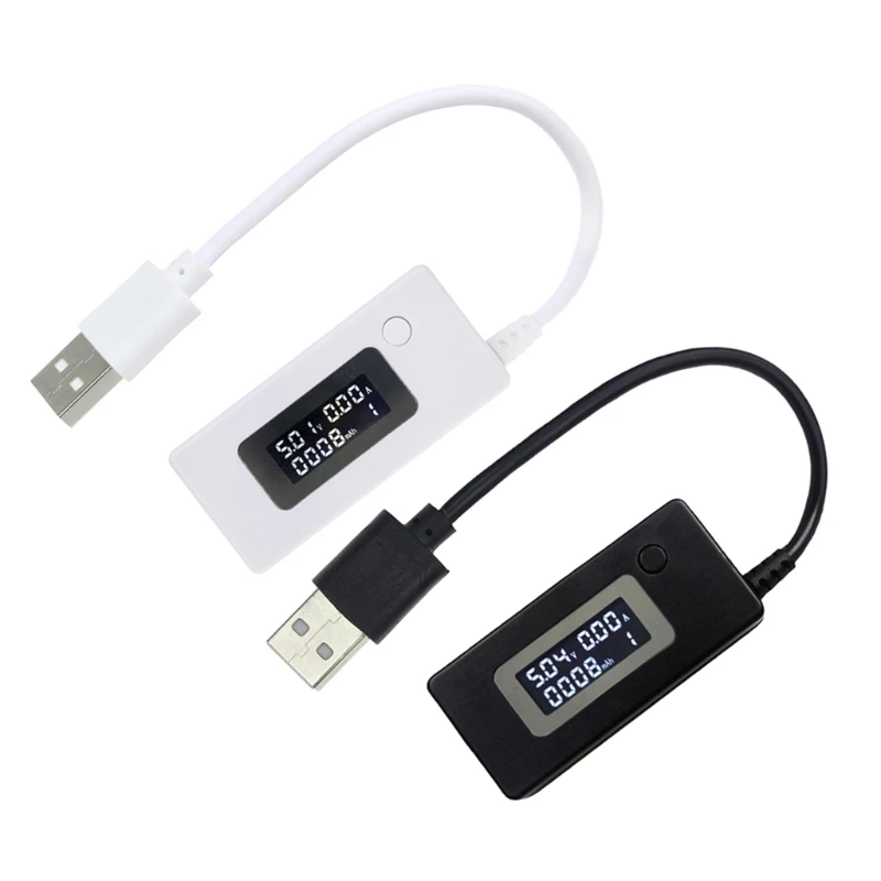 USB Mobile Power Capacity Tester Volatage/Amps Power Meter USB Tester Mobile Power-Panel Monitor-Gauge Voltmeter Ammeter