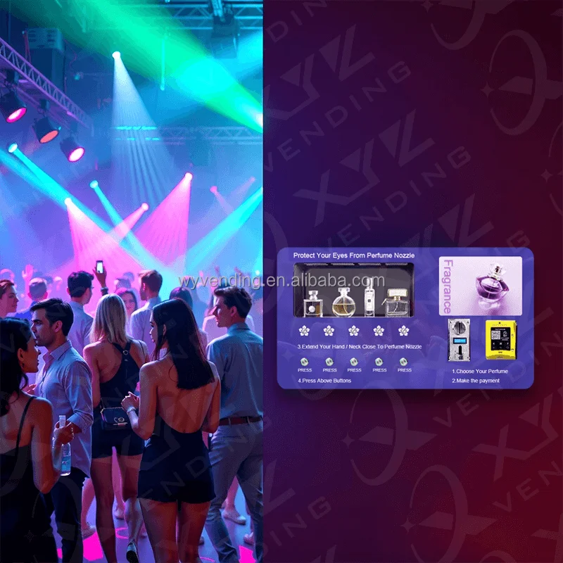 

Fragrance Sample Vending Machine Commercial Street Perfume Vending Machine for Sale