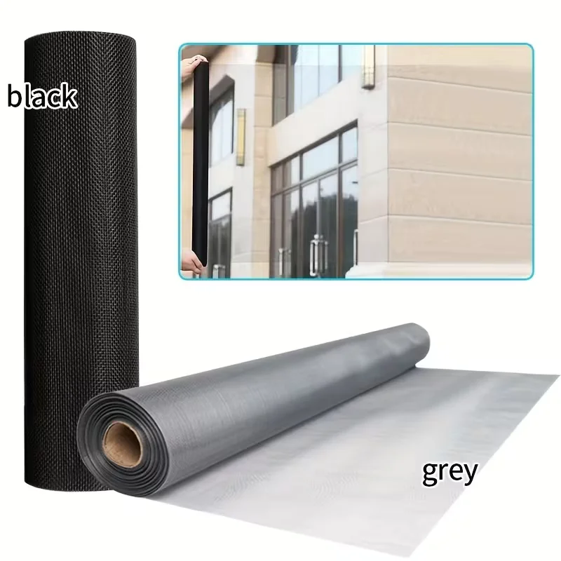 Grey Large Mesh Barrier Against Mosquitoes and Insects Nets for Windows, Doors and Balconies  Household Mosquito Nets