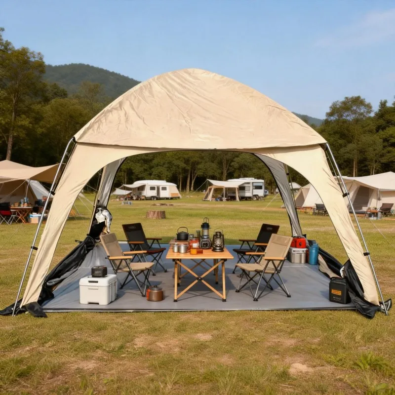 

Dome Camping Tent 5-6 Person 4 Season Double Layers Waterproof Anti-UV Windproof Tents Family Outdoor Camping Tent Double Layer