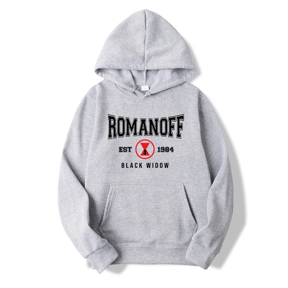 Romanoff-Hoodie feminino de manga comprida, moletom com capuz, pulôveres, blusa casual, capuz gráfico, presente para fãs, 1984