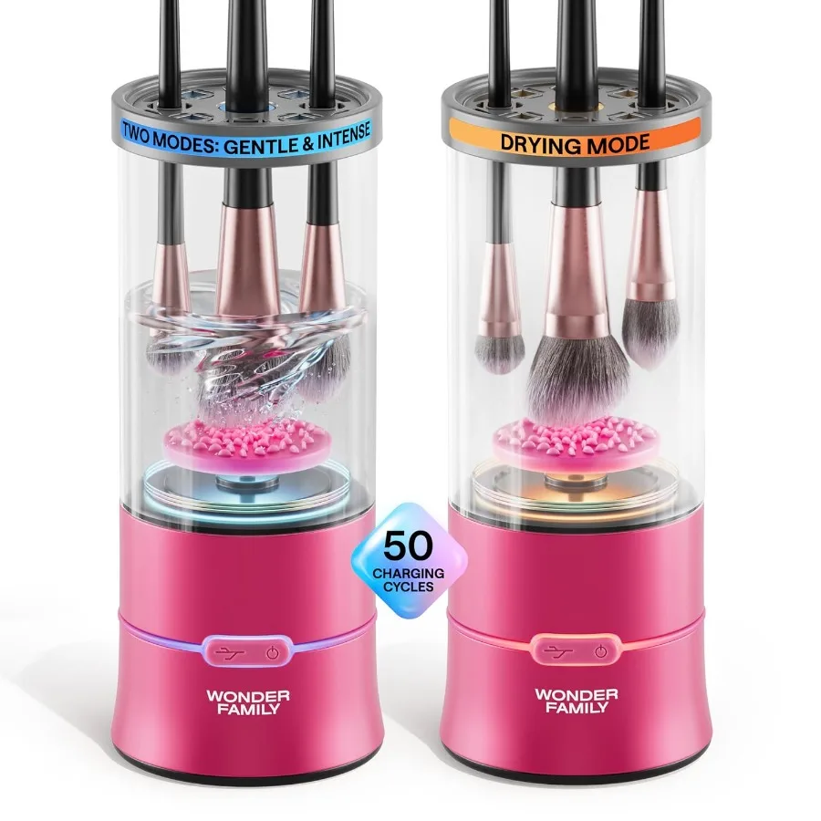 

3in1 Electric Makeup Brush Cleaner Machine Clean and Dry Makeup Brushes Tools Sponges Automatically Make Up Dryer Washer Holder