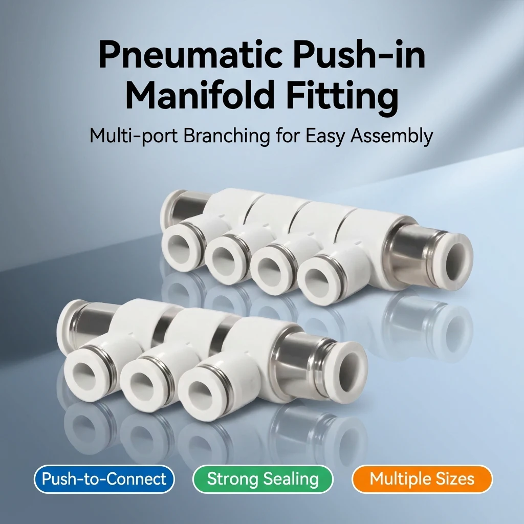 Universal Five Way Quick Pass Quick Plug Joint PHK10-8 Rotating Equal/Variable Diameter 8-6