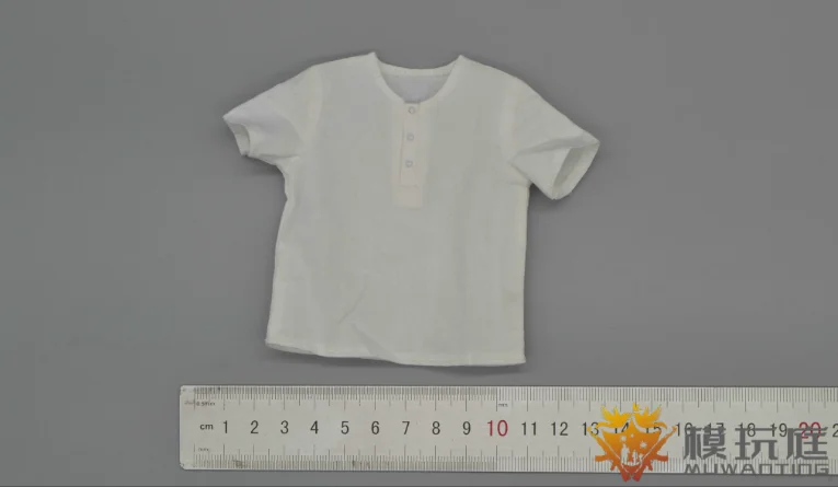 T002 The Interpreter 1/6 Short Sleeve White Shirt Model for 12'' Figure