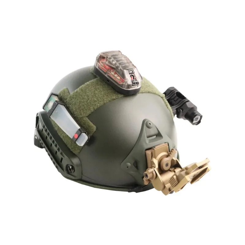 High Cut Tactical Helmet, Lightweight Durable Head Gear with Wide Vision for Outdoor Sports & Role Play