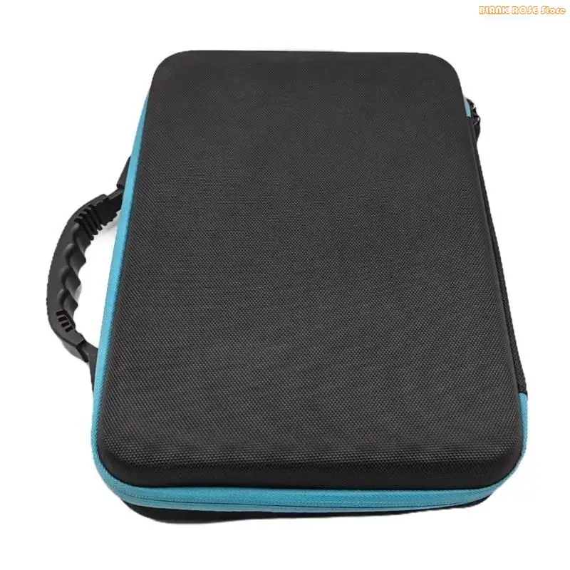 K1AE Hard Shell Reusable Tool Storage Bag Drill with Zipper and Mesh Pocket