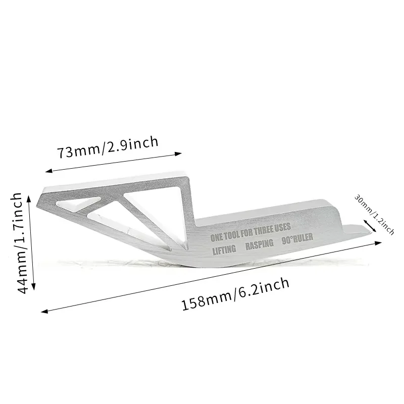 3-in-1 Multi-Function Step-on Door Opener Aluminum Alloy Drywall Installation Aid