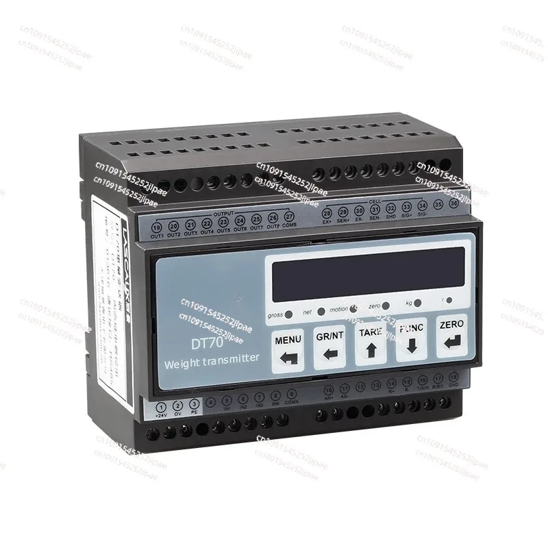 

DT70 Весовой передатчик Дисплей Инструмент Контроллер веса RS232/RS485 Крепление на рейку