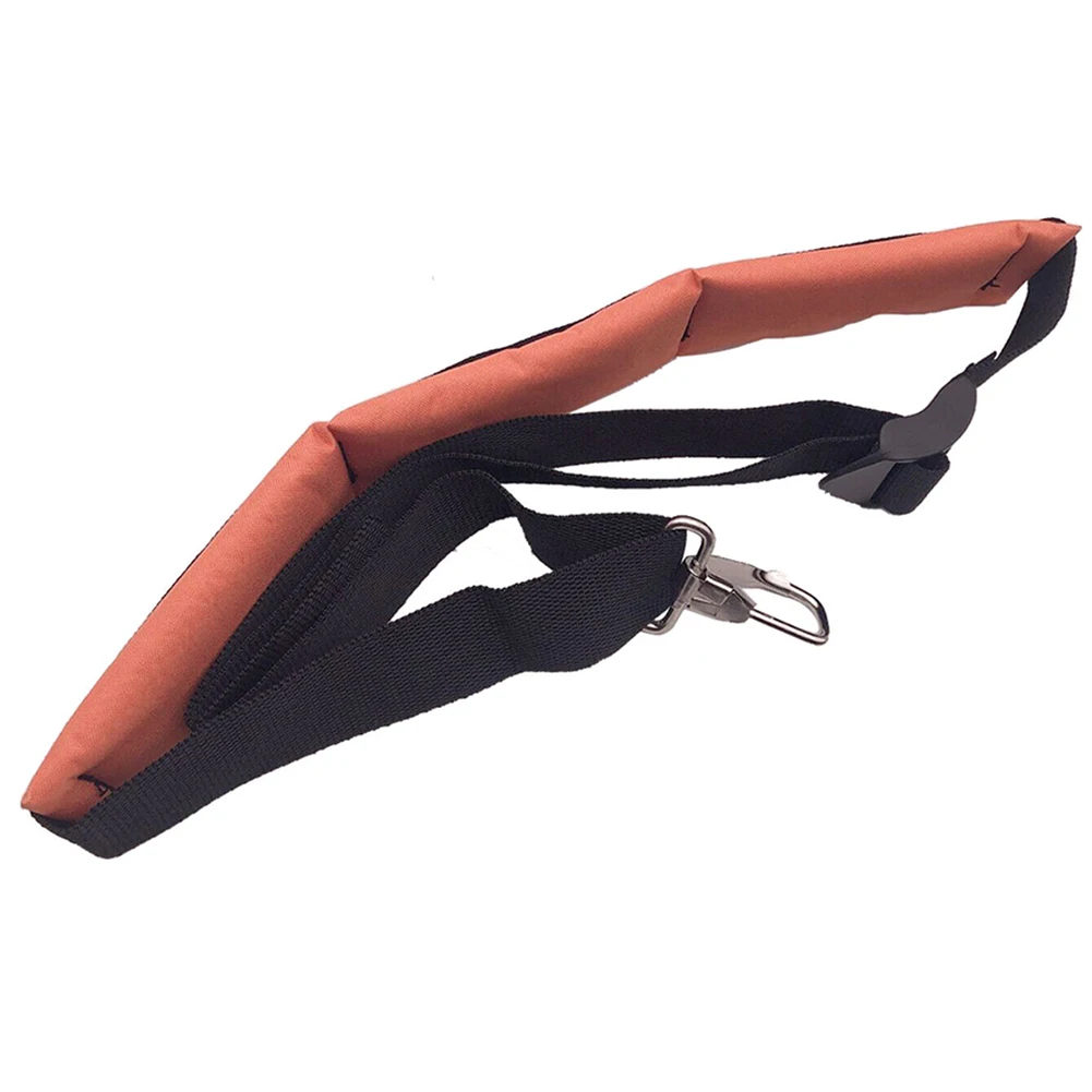 Lawn Mower Parts Shoulder Strap Comfortable Adjustable Length Black & Orange Reduce Fatigue Soreness High Quality