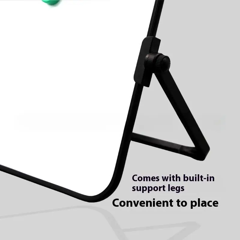 1 Papan Tulis Magnetik Dua Sisi Dapat Dihapus Dengan Pena & Penghapus, Portabel Untuk Catatan Kelas Kantor Rumah, Pengajaran & Presentasi