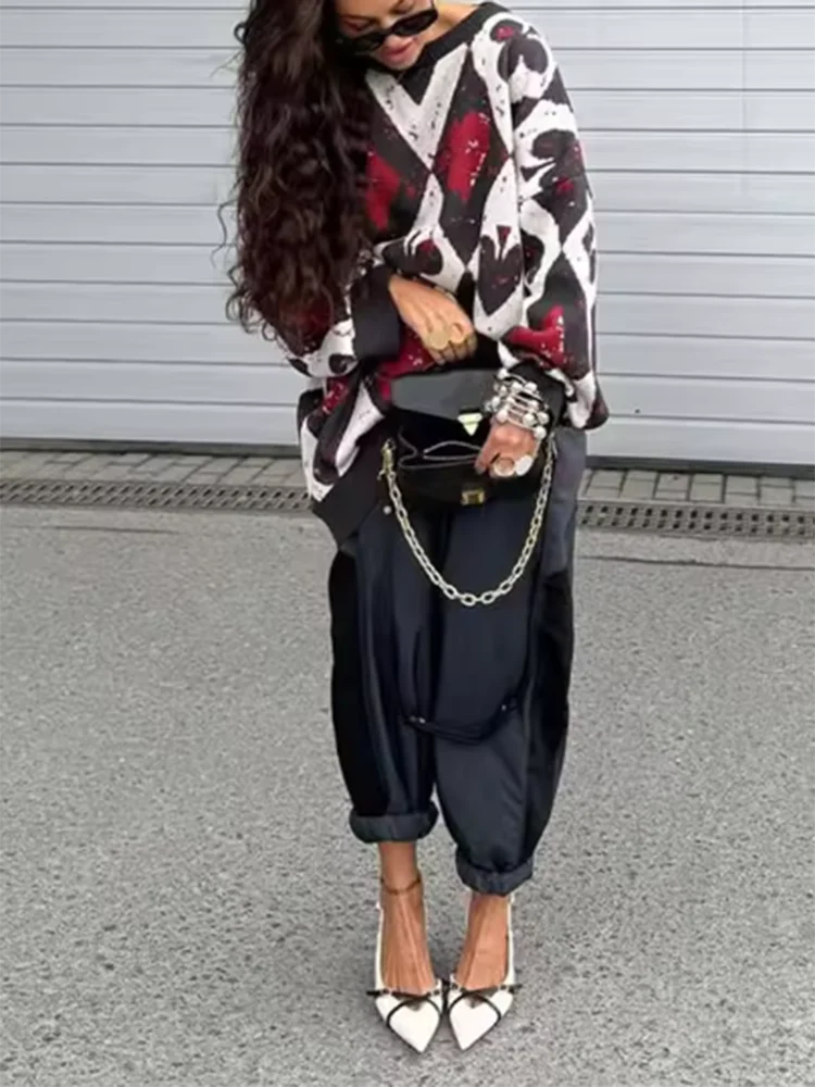 

High Street модные цветные вязаные пуловеры для отдыха женские свободные джемперы с круглым вырезом осень-зима винтажный новый свитер