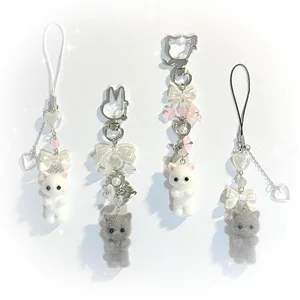 Kadınlar, moda, Y2K için tüylü bir kedicik anahtarlık yaptı İlk 10 satış, anahtarlık, cat-no. 7