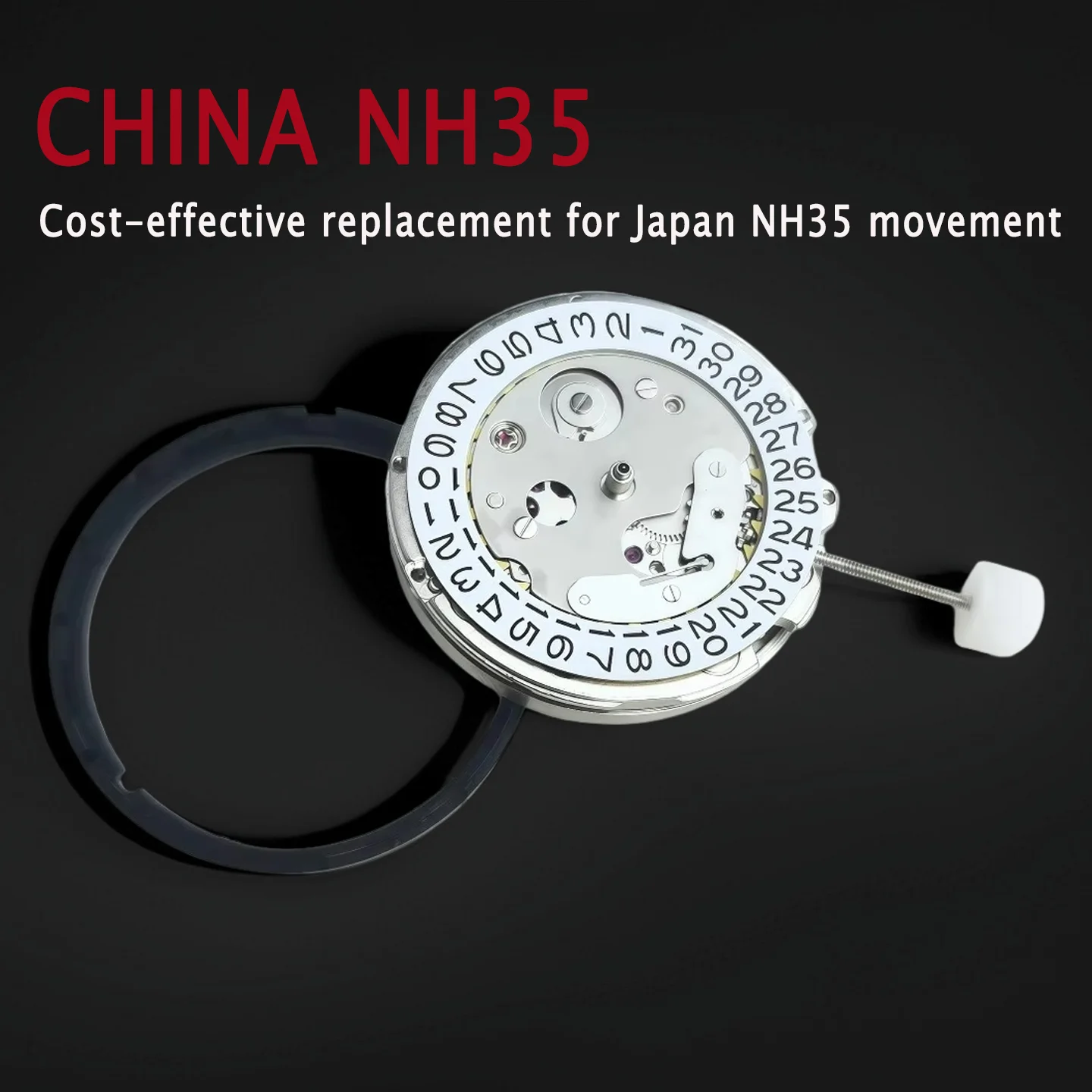 

Китай NH35 Автоматический механический механизм Трехконтактный одинарный календарь 3-точечный календарь Япония NH35 Специальный альтернативный механизм