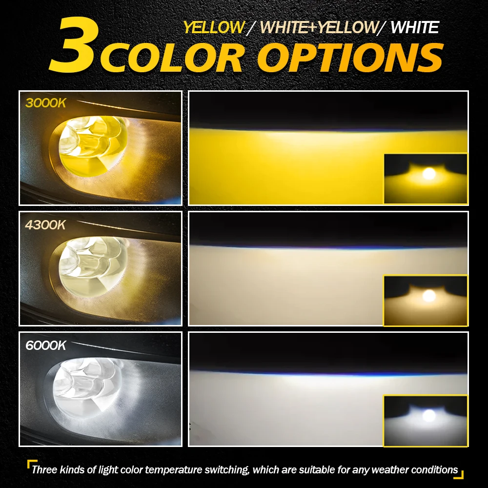 2 × سيارة الضباب ضوء الجمعية عاكس الضوء لتويوتا تندرا 2014 2015 2016 2017 2018 2019 2020 2021